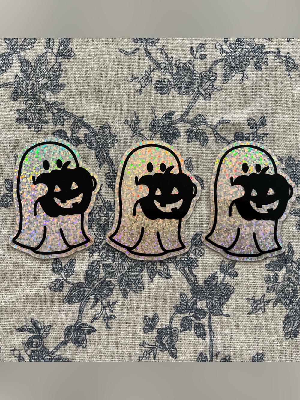 Holographic Ghost Sticker Set - 3 Pack